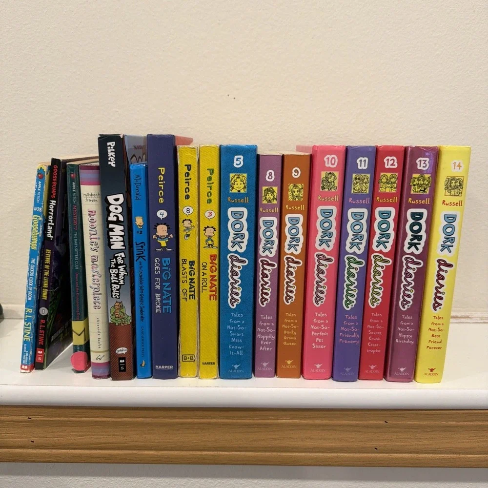 Dork Diaries Set Volumes 5, 8-14 by Rachel Renée Russell Goosebumps Babysitter's